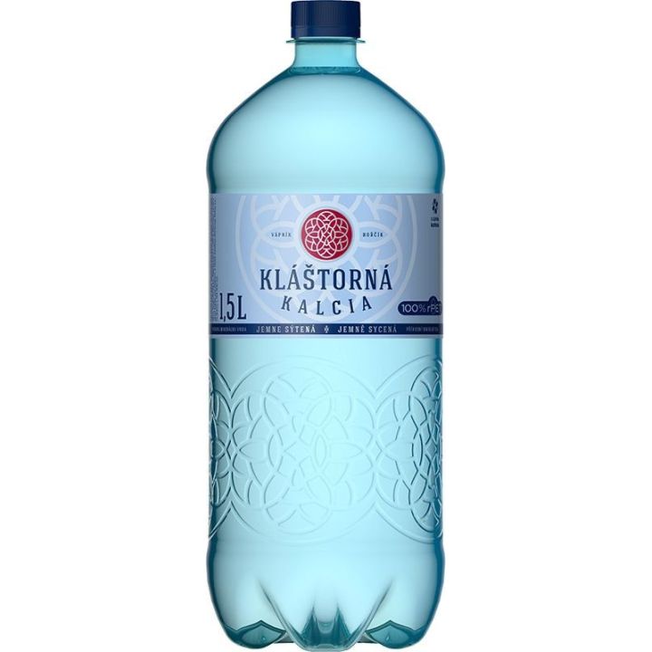 Kláštorná Kalcia jemně sycená 1,5l - PET
