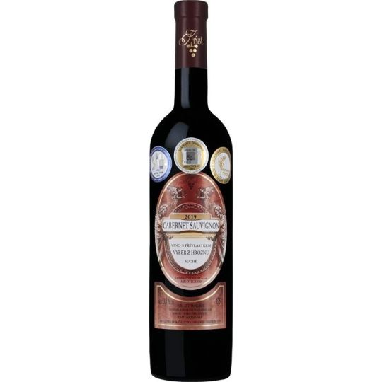 Cabernet Sauvignon výběr z hroznů 0,75l - Vinařství Krist