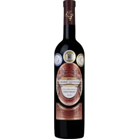 Cabernet Sauvignon výběr z hroznů 0,75l - Vinařství Krist