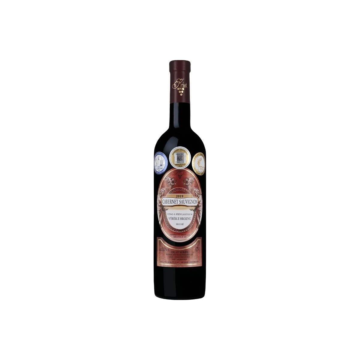 Cabernet Sauvignon výběr z hroznů 0,75l - Vinařství Krist