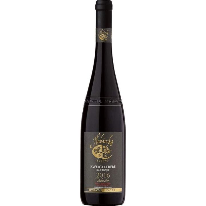 Zweigeltrebe Barrique pozdní sběr 0,75l - Habánské sklepy