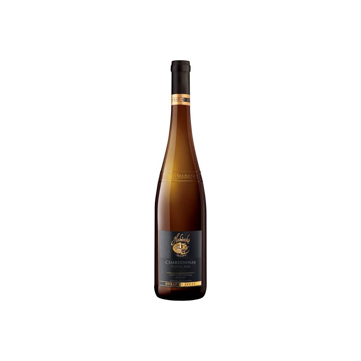 Chardonnay 0,75l pozdní sběr - Habánské sklepy