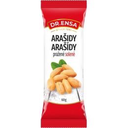 Arašídy pražené solené 60g - Dr.Ensa