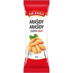 Arašídy pražené solené 60g - Dr.Ensa