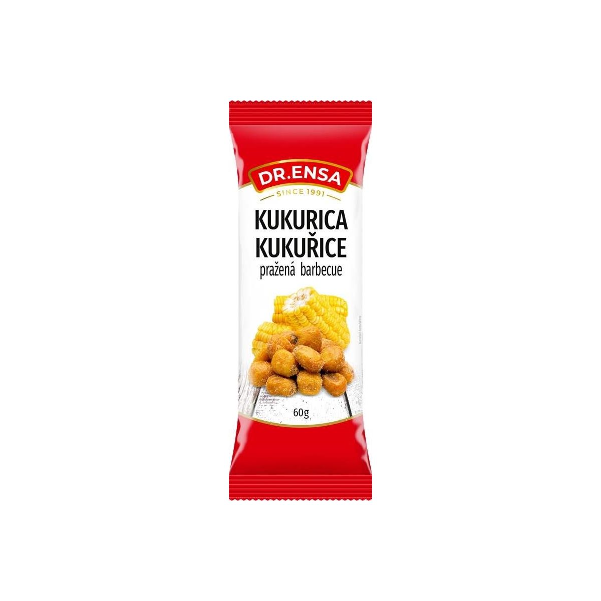 Kukuřice pražená barbecue 60g - Dr.Ensa
