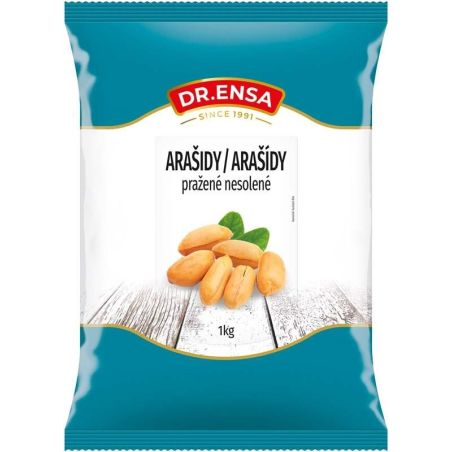 Arašídy pražené nesolené 1kg - Dr.Ensa