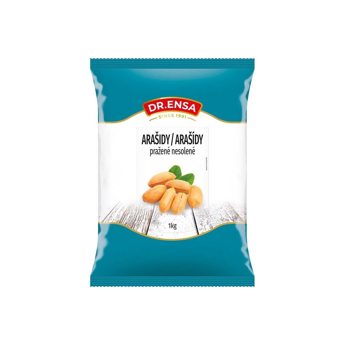 Arašídy pražené nesolené 1kg - Dr.Ensa