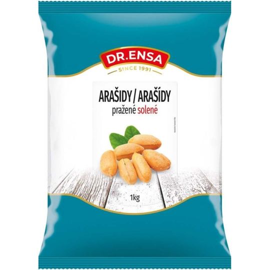 Arašídy pražené solené 1kg - Dr.Ensa