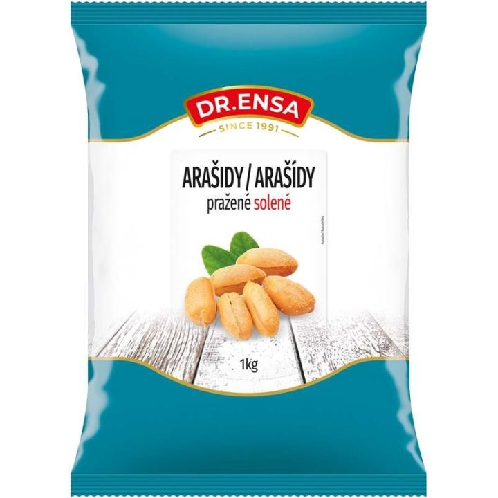 Arašídy pražené solené 1kg - Dr.Ensa