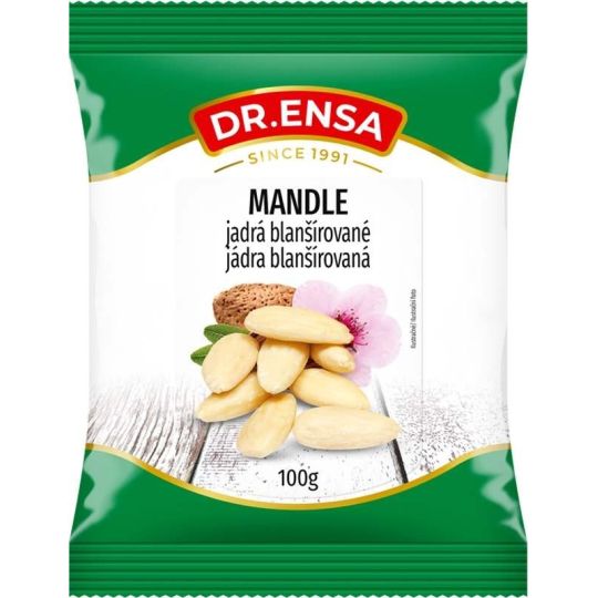 Mandle jádra blanšírovaná 100g - Dr.Ensa