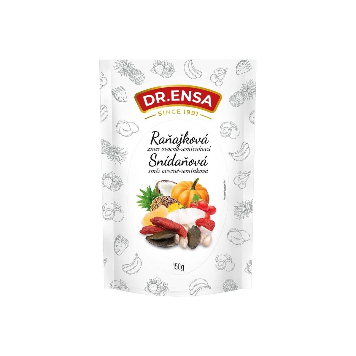 Snídaňová směs ovocně semínková 150g - Dr.Ensa
