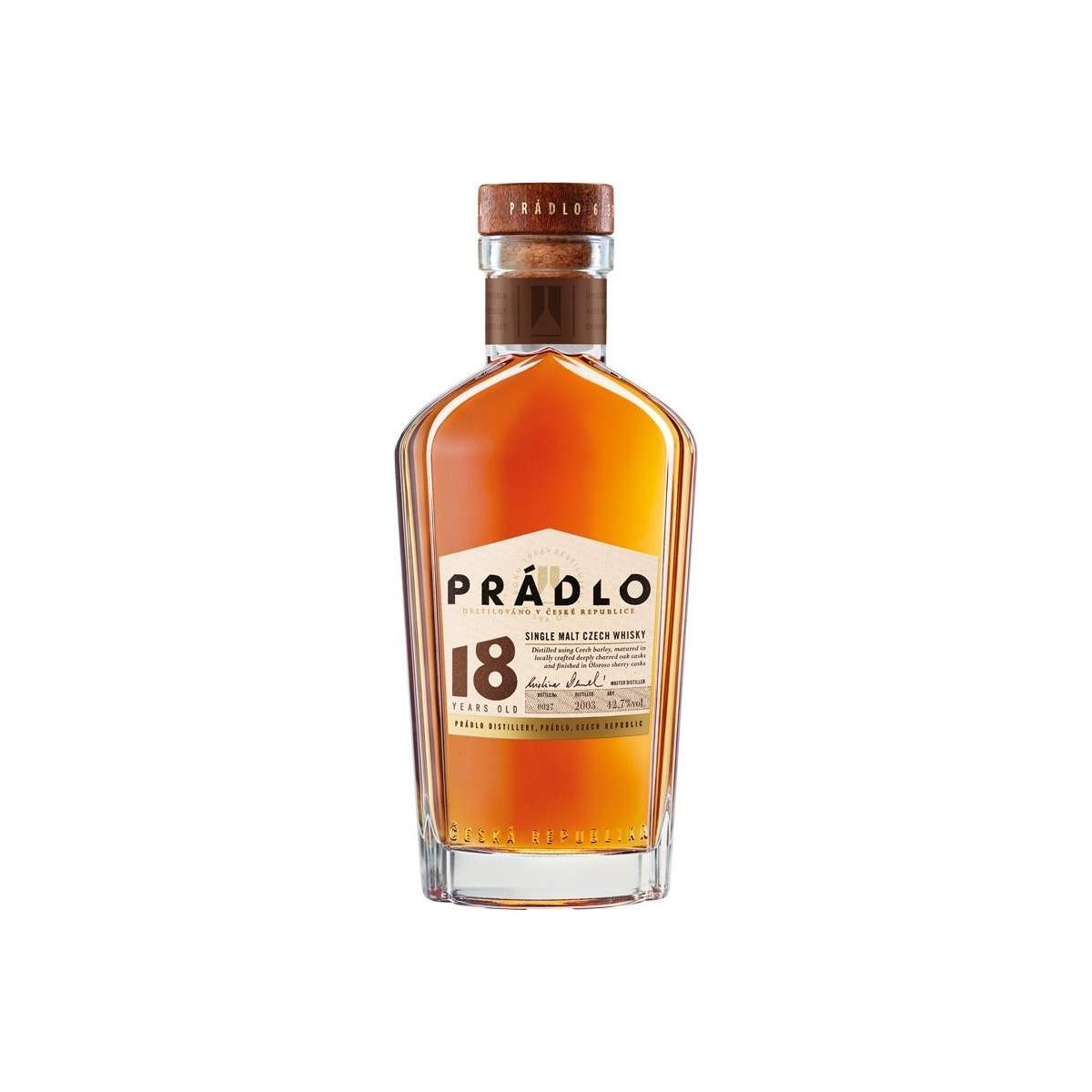 Prádlo Single Malt Czech Whisky 18 Y.O. 0,7l