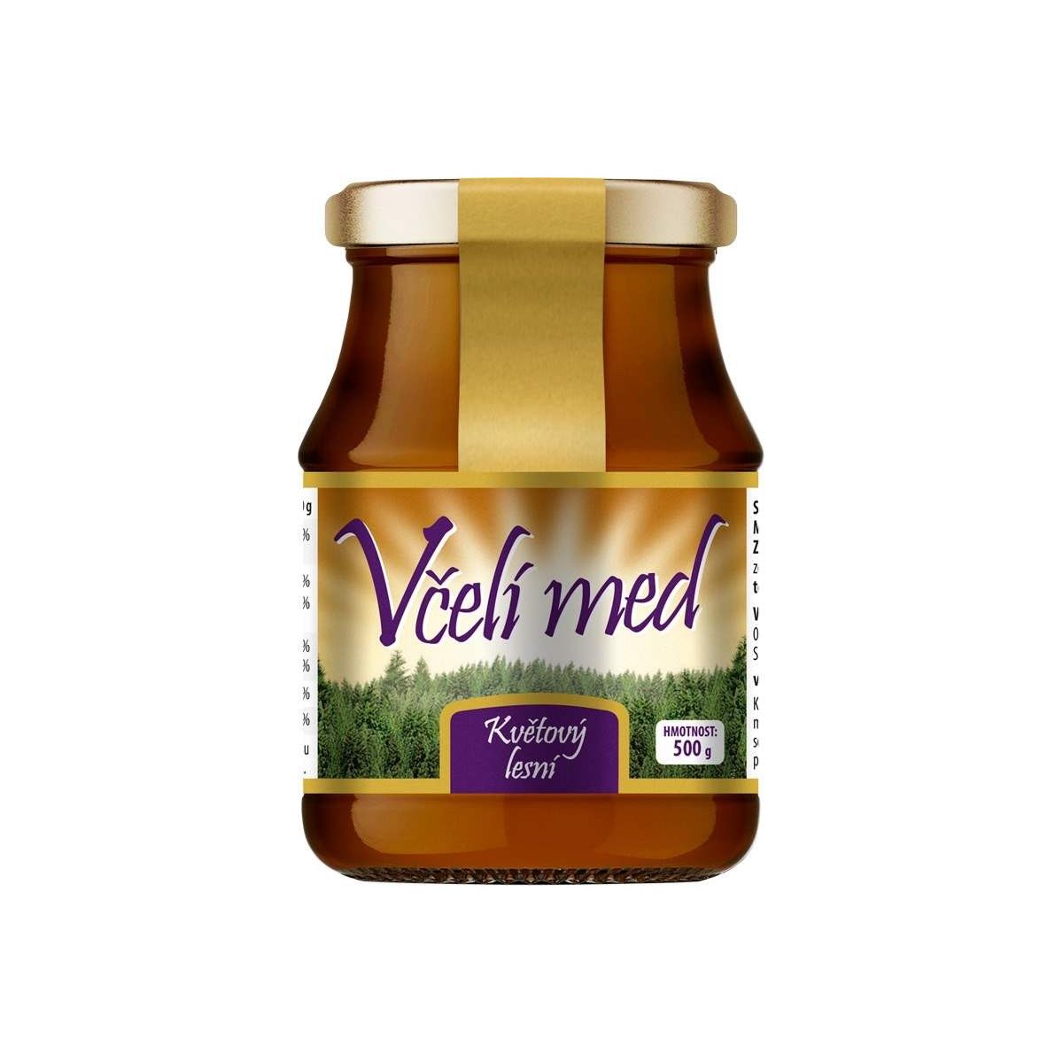 Včelí med květový lesní 500g