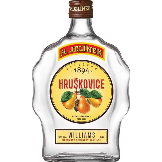 R. Jelínek Hruškovice Williams 42% 0,5l budík