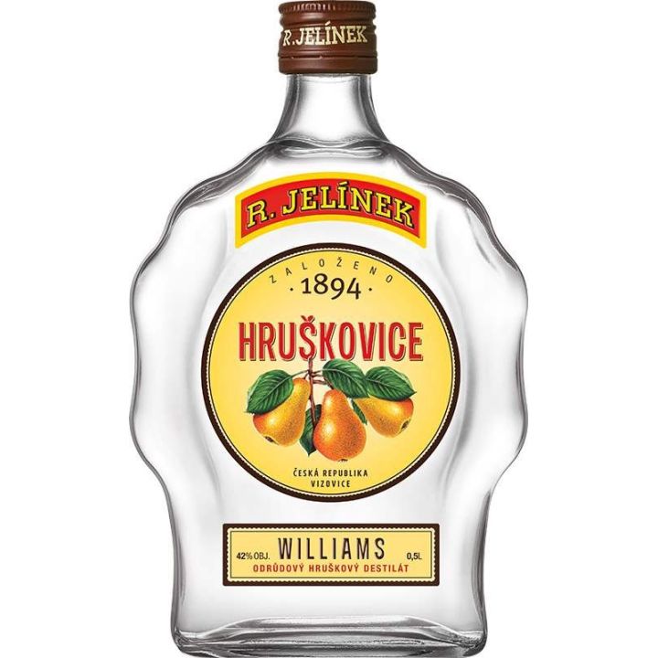 R. Jelínek Hruškovice Williams 42% 0,5l budík