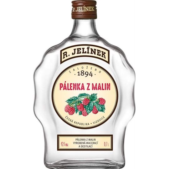 R. Jelínek Pálenka z malin 0,7l budík