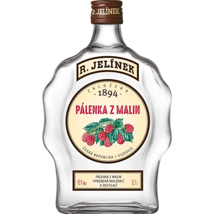 R. Jelínek Pálenka z malin 0,7l budík