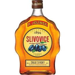 R. Jelínek Slivovice gold 45% 0,7l budík