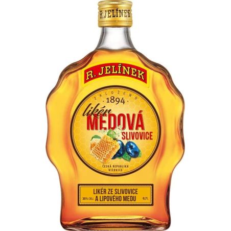 R. Jelínek Likér Medová Slivovice 0,7l budík