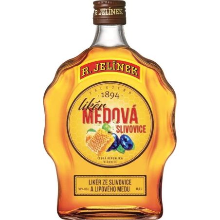 R. Jelínek Likér Medová Slivovice 0,5l budík