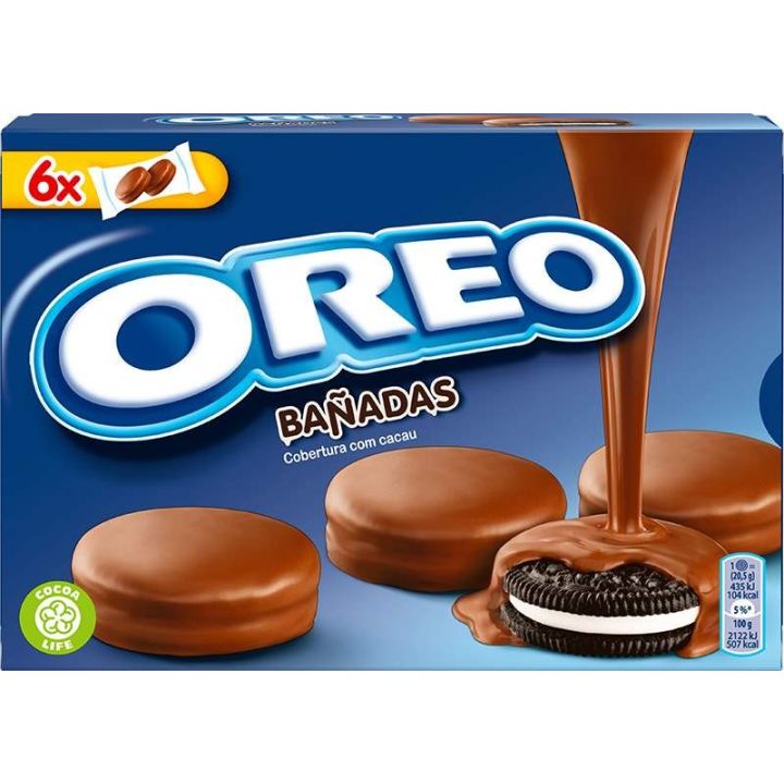 Oreo Baňadas máčené v mléčné čokoládě 264g