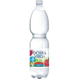 Dobrá voda neperlivá Jahoda a Malina 1,5l - PET