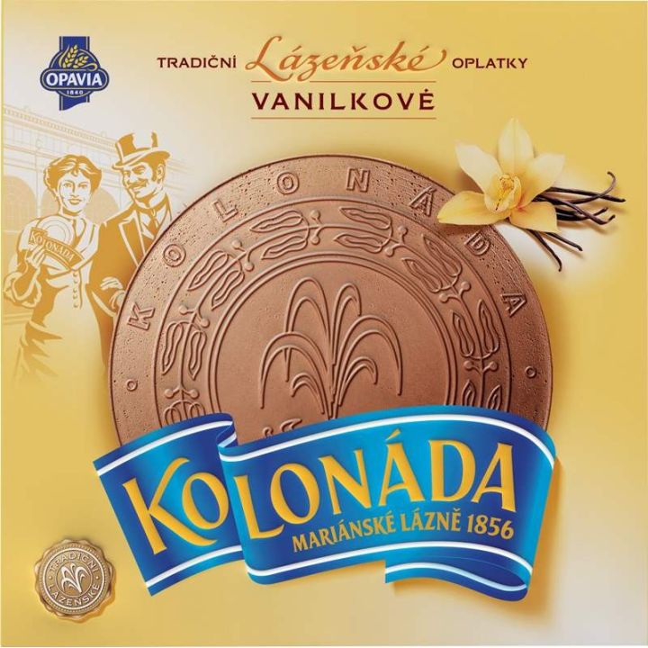 Kolonáda Tradiční Lázeňské Oplatky vanilkové 195g