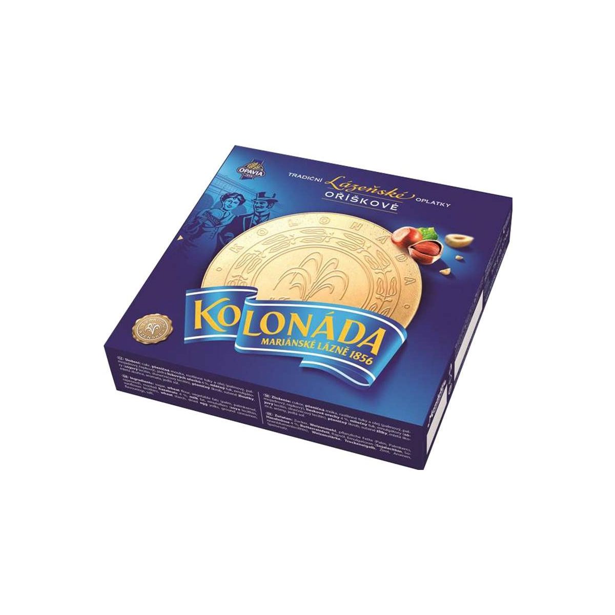 Kolonáda Tradiční Lázeňské Oplatky oříškové 175g