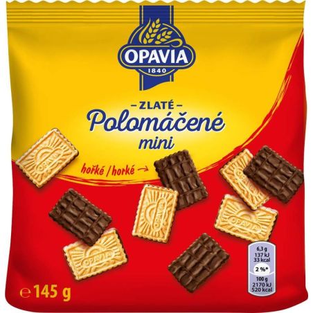 Zlaté Polomáčené mini hořké 145g
