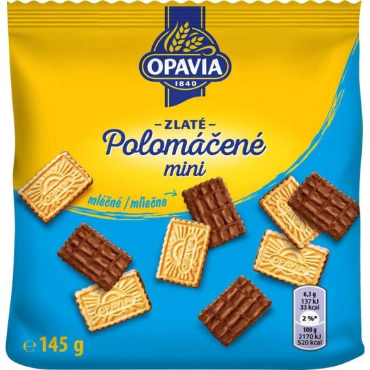 Zlaté Polomáčené mini mléčné 145g
