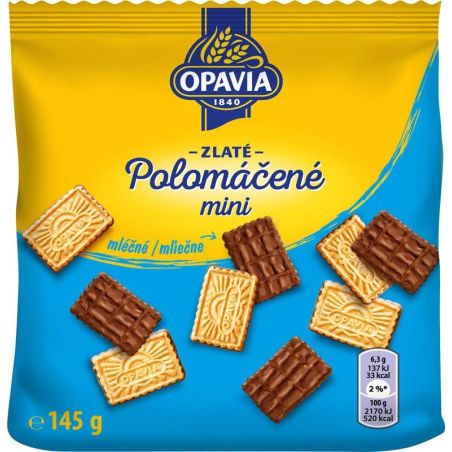 Zlaté Polomáčené mini mléčné 145g