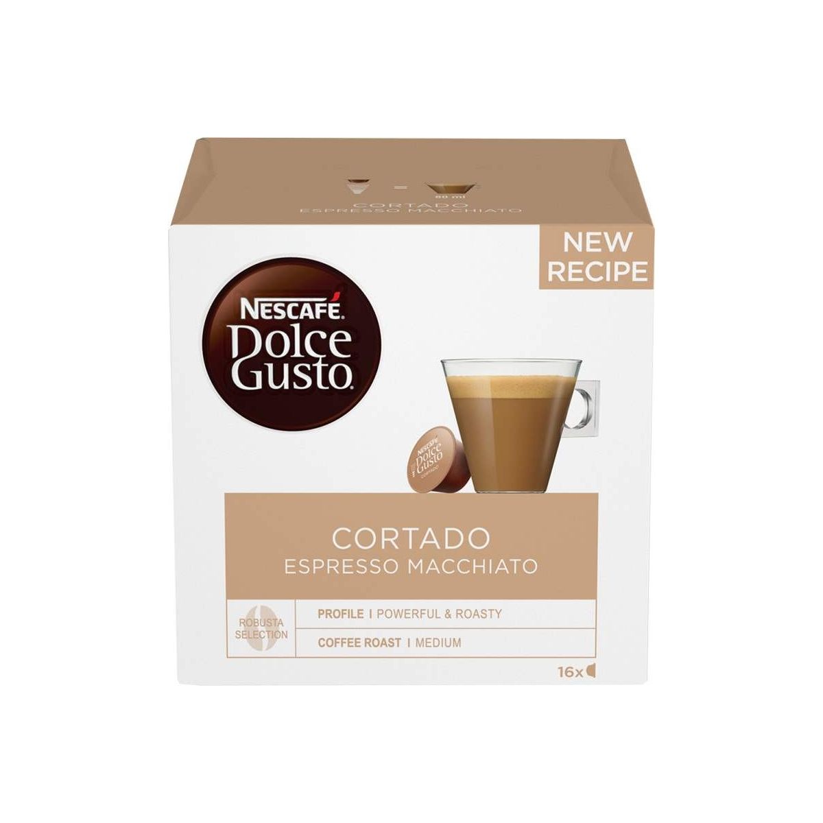 NESCAFÉ Dolce Gusto Cortado Espresso Macchiato 100,8g