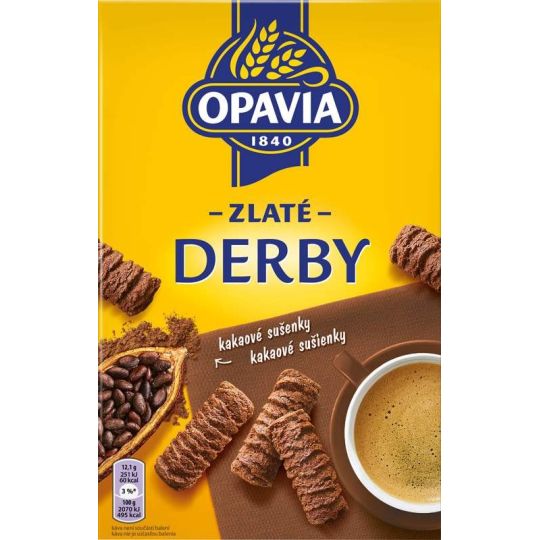 Opavia Zlaté Derby kakaové sušenky 220g