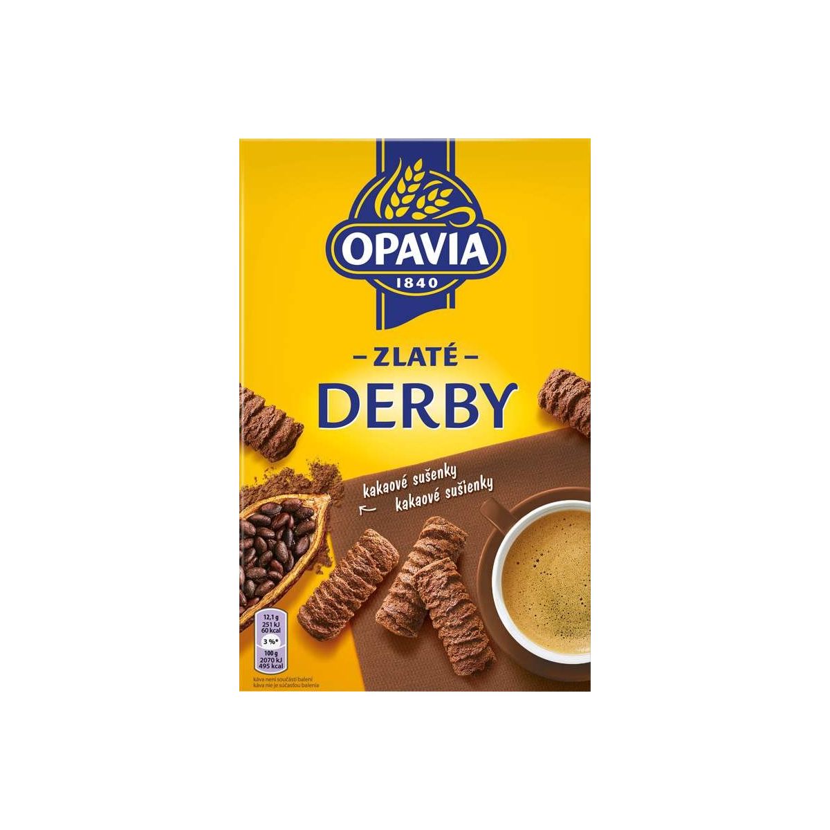 Opavia Zlaté Derby kakaové sušenky 220g