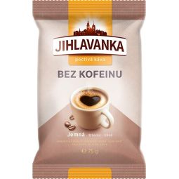 Jihlavanka bez kofeinu 75g mletá