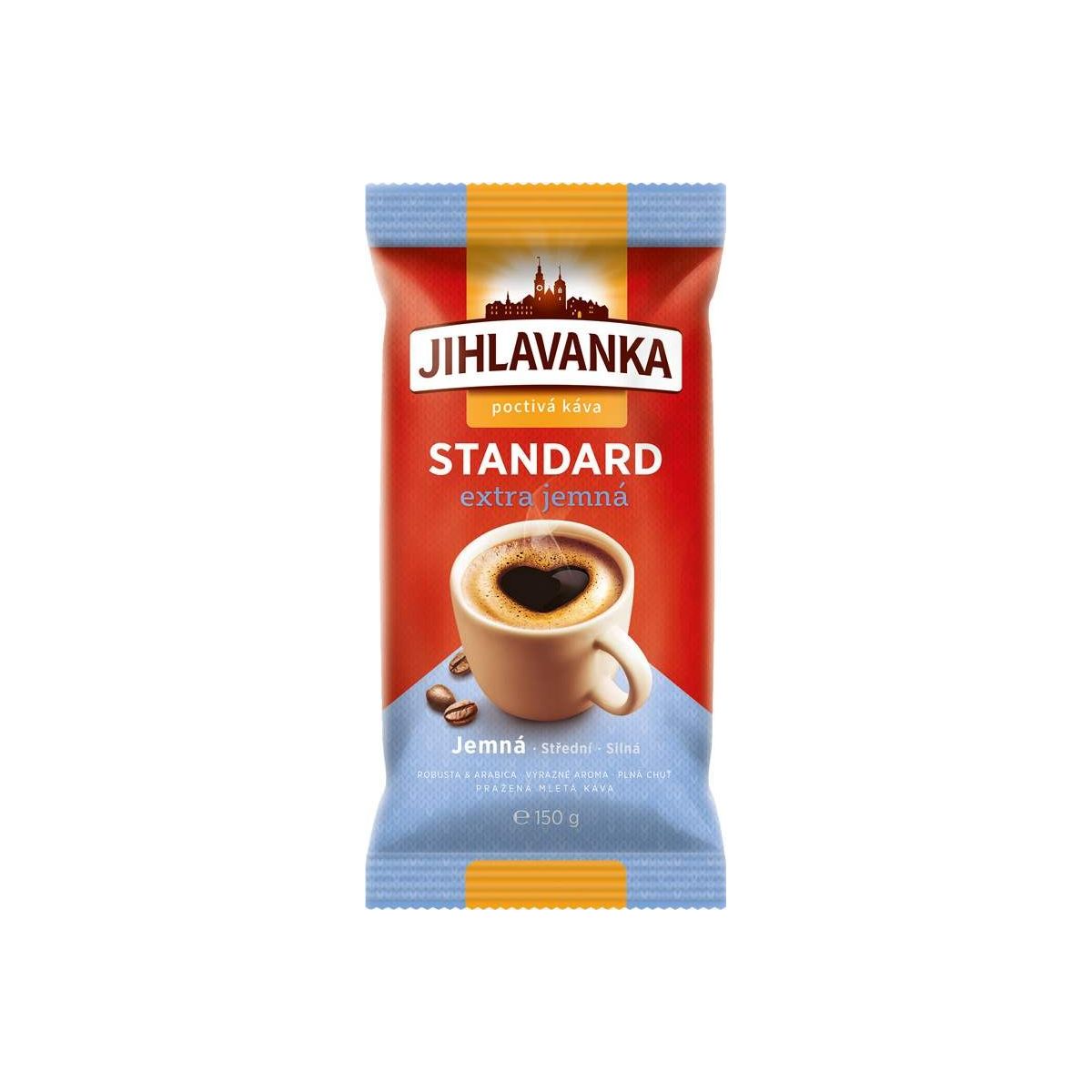 Jihlavanka Standard Extra Jemná 150g mletá
