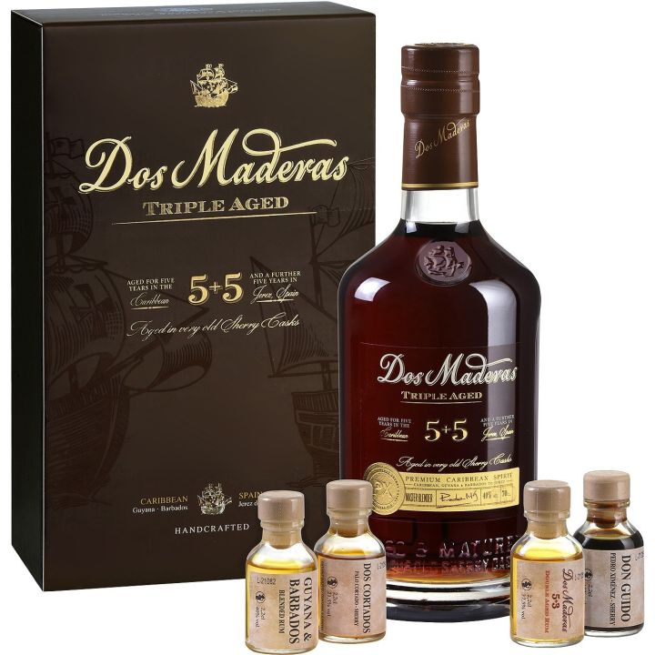 Dos Maderas 5+5 PX 0,7l kazeta + 4x miniatura