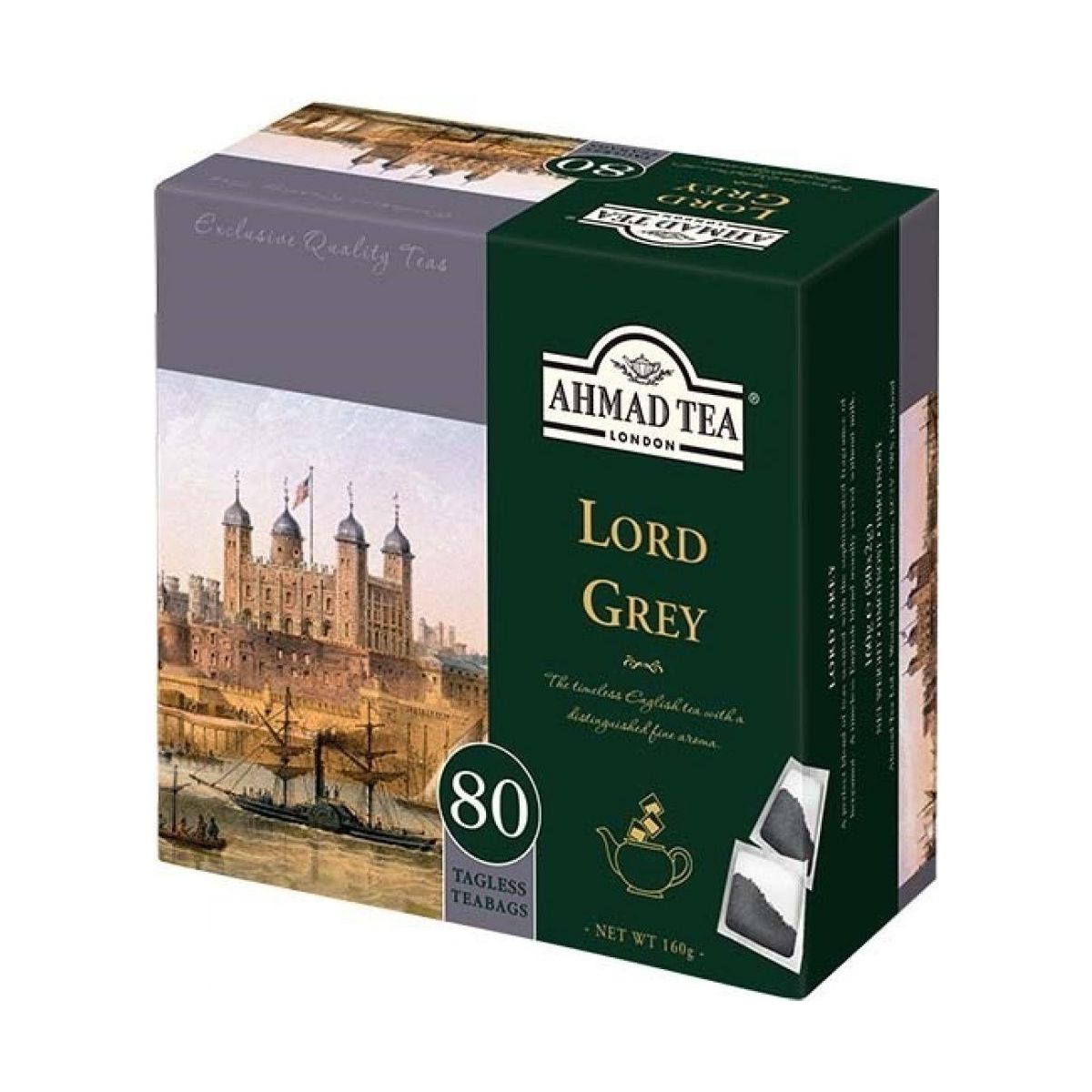 Ahmad Tea Lord Grey 80x2g