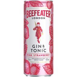 Beefeater pink Strawberry & tonic 0.25l - plech