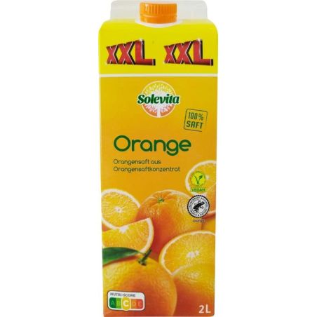 Solevita XXL Pomeranč 100% 2l