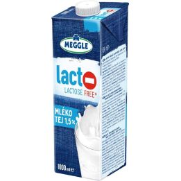 Meggle polotučné mléko 1,5% bez laktózy 1l