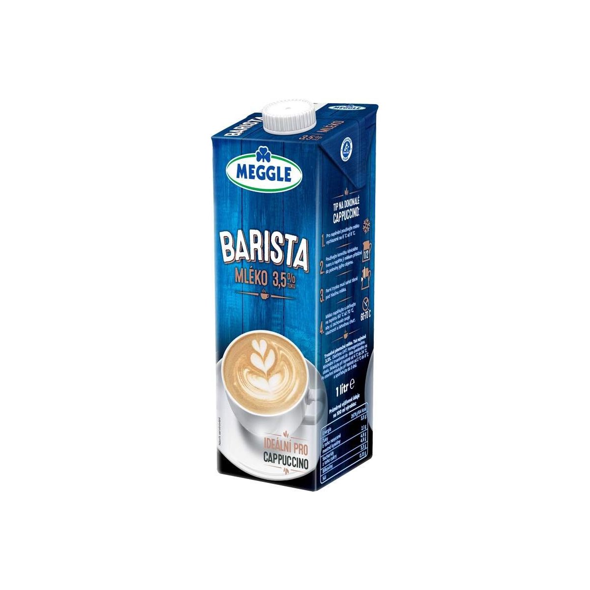 Meggle Barista plnotučné mléko 1l - 3,5%