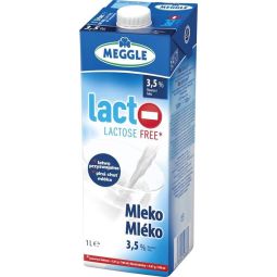 Meggle plnotučné mléko 3,5% bez laktózy 1l