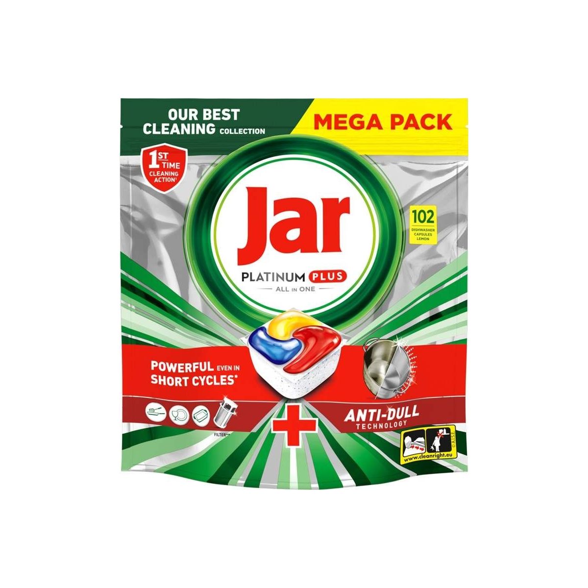 Jar Platinum Plus tablety do myčky 102 ks