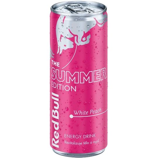 Red Bull Summer Edition White Peach 0,25l plech