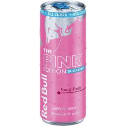 Red Bull Pink Edition bez cukru Forest Fruits 0,25l plech
