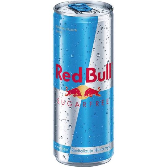 Red Bull bez cukru 0,25l plech