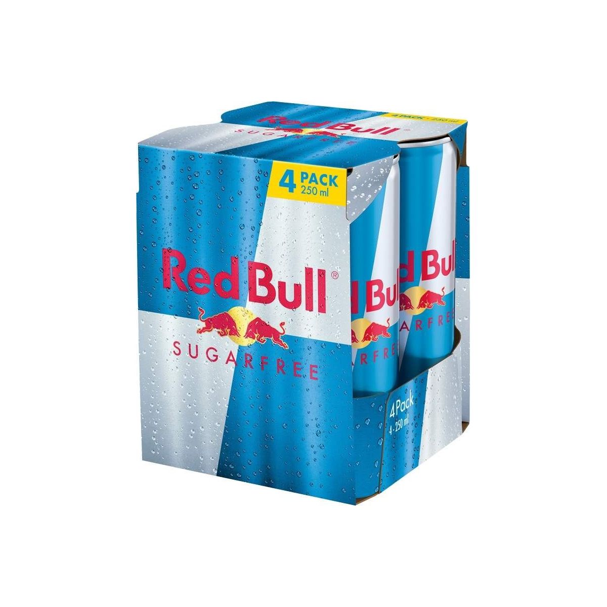 Red Bull bez cukru 0,25l plech "4pack"