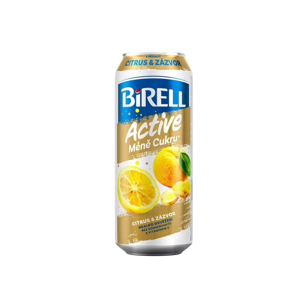 Birell Active Citrus & zázvor 0,5l - plech
