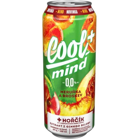 Staropramen Cool+ Mind meruňka a broskev 0,5l - plech